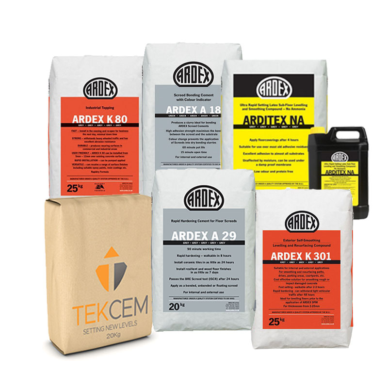 Screeding products from Screed Works